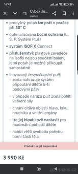 Cybex po vajičku do 5,6 let rostouci - 8