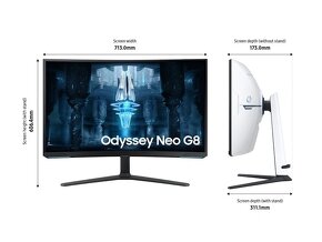 32" Samsung Odyssey Neo G8 4K 240Hz monitor - 8