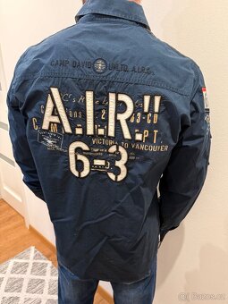 Košile Camp David Navy Blue Haritage Brand Regular Fit - 8