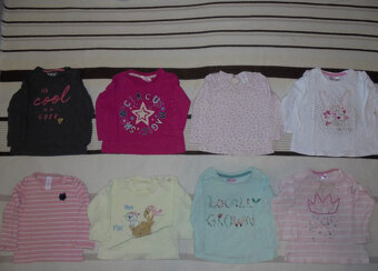 MEGA BALÍK 61 KS DÍVČÍHO OBLEČENÍ VEL.80 ZA SUPER CENU 350,- - 8