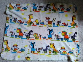 dětská deka do kočárku, postýlky, chlupatka - 8