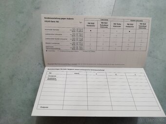 Volvo - ceník 1988 - doprava v ceně - 8