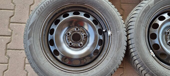 Plechové disky VW Troc 5x112 6x16 ET43 205/60r16 zimni - 8