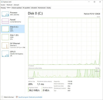 PC Fujitsu E720, WIN10, SSD, HDD, 6 GB RAM - 8