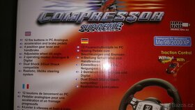 Herní volant MANTA Compressor Supreme 2 v krabici, PS2 hry - 8