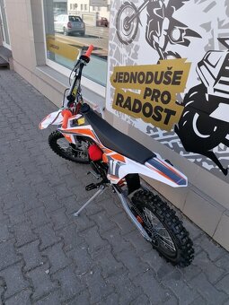 Pitbike Shark 125ccm 17x14 oranžová - 8