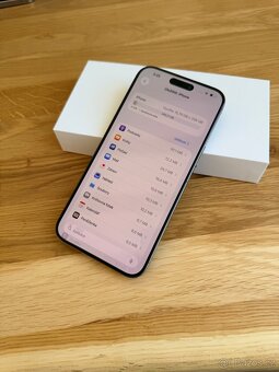 iPhone 15 Pro Max 256GB Black Titanium 89% krásný stav - 8