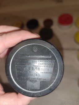 Sběratelská kolekce starých krabiček nábojů a diabolek - 8