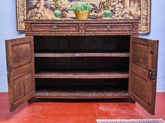 Neorenesanční komoda z masivního dubu cca 1800 - 8