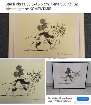 Staré obrazy viz fota. Ceny a rozměry viz fota. - 8