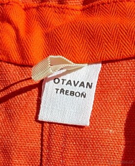 Oranžová pracovní souprava retro - 8
