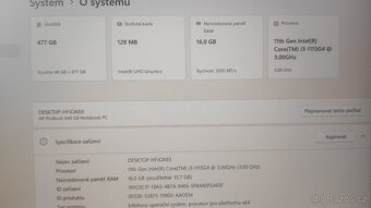 HP Probook 640 G8 i3-1115G4, 16GB, 512GB, W11p - Jako nový - 8