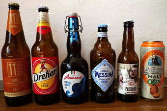 Sběratelské prázdné lahve + pivní lahve a plechovky - 8