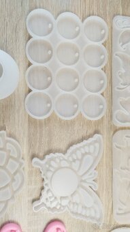 Silikonové formy na pryskyřici - Anděl, motýly, kočky - 8