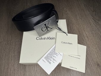 Pánský kožený pásek Calvin Klein - 8