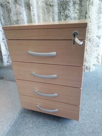 Stůl kancelářský zátěžový kovová podnož + kontejner - 8