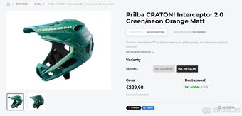 CRATONI INTERCEPTOR 2.0 fullface helma integrála, nová - 8
