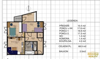 Prodej světlého a prostorného bytu 3+KK u Hamerského rybníka - 8