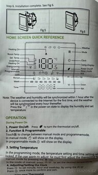 Chytrý WIFI termostat BHT-006 series - 8