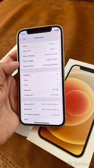 iPhone 12mini 64GB bily, top stav - 8