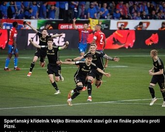 2x Šála AC SPARTA PRAHA - Finále Poháru MOL CUP. - 8