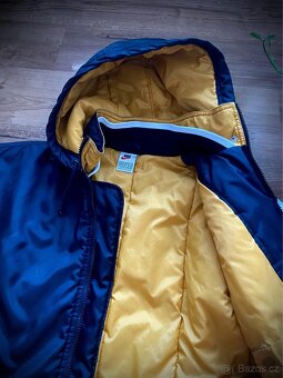 Vintage Nike bunda 90s – modrožlutá, M - 8