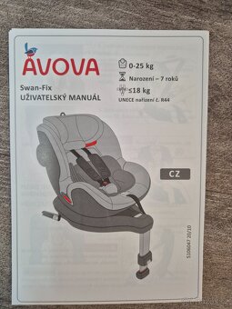 Dětská autosedačka Avova swan fix - 8