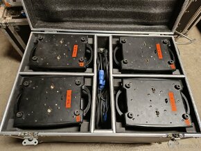4ks Otočná LED hlava 108x3W + přepravní case - 8
