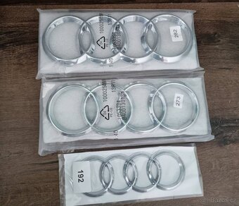 AUDI chromove znaky loga AUDI kruhy - 8