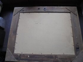 OBRAZ OLEJ  NA KARTONU-PEŠEK - 8