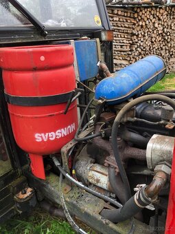 Malotraktor domácí výroby s vozíkem - 8