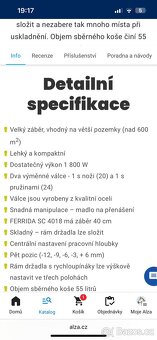 Vertikutátor FERRIDA SC 4018 - 8