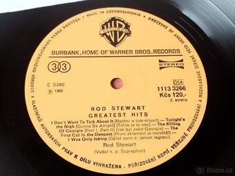 Julio Iglesias Hvězdná Noc LP Vinyl + Rod Stewart g.t hits - 8