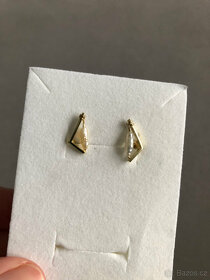 Zlatá souprava, náušnice a prsten - 8