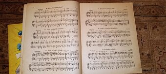 Staré noty pro klavír - Národní písně - 8