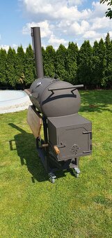 Velký zahradní BBQ Gril (Americký styl) SMOKER - 8