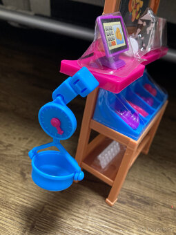 barbie kuchynka, hračky, doplnky, stan - 8