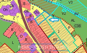 Prodej prostorného stavebního pozemku 3064m2, k.ú. Oleksovic - 8