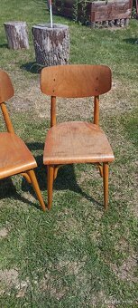 Ton židle čtyři kousky solidní stav - 8