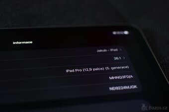 Absolutní špička: Apple iPad PRO 12.9" (2021) M1 - 2TB - - 8