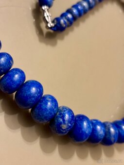 Náhrdelník přírodní lapis lazuli UV AKTIVNÍ 97,6 g - 8