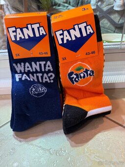 PONOŽKY 3 PÁRY FANTA/SPRITE N.O.V.É. - 8