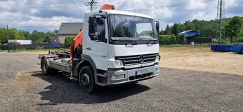 Mercedes ATEGO 1618, kontejner + hydraulická ruka - 8