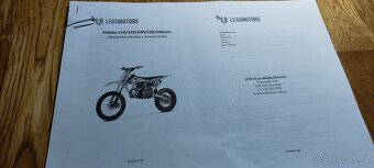 Prodám Pitbike Leramotors 125 ccm 4T - 8