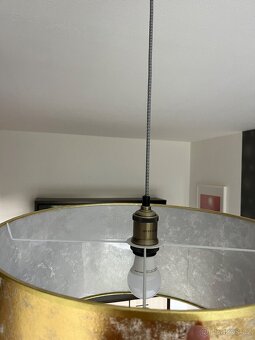 Závěsné svítidlo VISERBELLA EGLO - zlatá + žárovka 3000K - 8