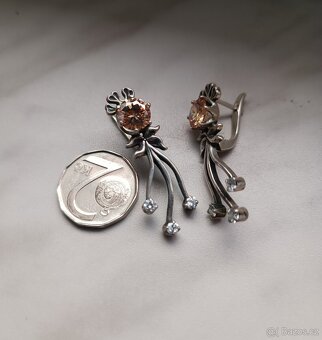 Náušnice stříbro - 8