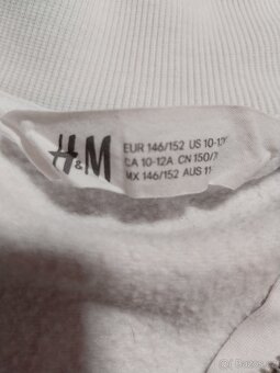Dívčí krátká mikina 146/152 2x Primark, H&M - 8