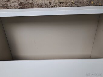 Ikea komoda Malm bílá 3 zásuvky - 8