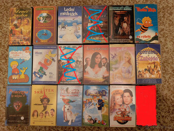 VHS videokazety originálne český dabing - 8