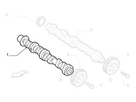 Fiat Idea NOVÉ original díly alternátor termostat vačka atd. - 8